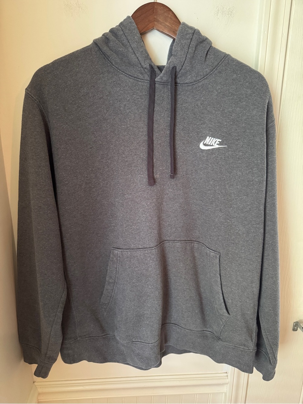 Nike Gray Men's Hoodie Size Large